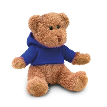 Sitzender Teddybär als Werbeartikel