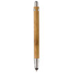 Kugelschreiber Antartica aus Bambus mit Touch - bedruckbar