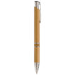 Kugelschreiber Alicante aus Bambus mit Metallclip - bedruckbar