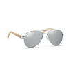 Sonnenbrille mit Bügeln aus Bambus UV400-Schutz - bedruckbar