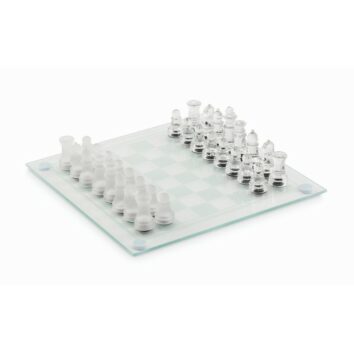 Schachspiel aus Glas- bedruckbar