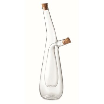 Essig- und Ölflasche aus Borosilikatglas als Werbeprodukt