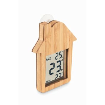Thermometer aus Bambus als Werbeartikel