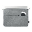 14" Laptoptasche aus RPET-Filz mit Reißverschluss und Fronttasche mit Reißverschluss - bedruckbar