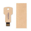 USB-Stick aus Papier in Form eines Schlüssels - bedruckbar