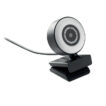 Streaming 1080P HD-Webcam aus ABS mit eingebautem Mikrofon und einstellbarem Ringlicht - bedruckbar