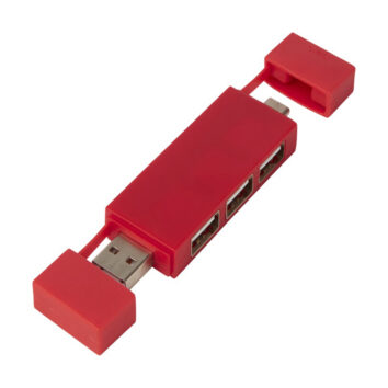 Doppelter USB 2.0-Hub- bedruckbar