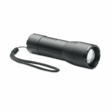 Kleine zoombare LED Taschenlampe- bedruckbar