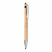 Langlebiger Druckkugelschreiber aus Bambus- bedruckbar