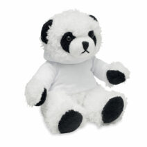 Plüsch Panda Bär mit Kapuzenpullover als Werbeartikel