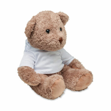 Plüsch Teddybär mit Kapuzenpullover als Werbemittel