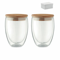 Gläser Set aus Borosilikatglas als Werbepräsent