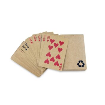Beliebte Spielkarten aus Recyclingpapier als Werbegeschenk