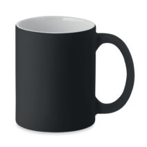 Kaffeebecher aus matter Keramik mit Logo
