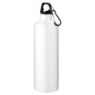 770 ml RCS-zertifizierte Trinkflasche aus recyceltem Aluminium mit Karabinerhaken - bedruckbar