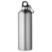 770 ml RCS-zertifizierte Trinkflasche aus recyceltem Aluminium mit Karabinerhaken - bedruckbar