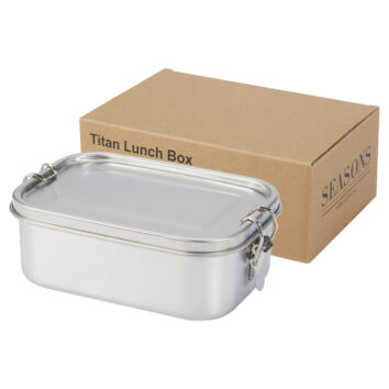 Lunchbox aus recyceltem Edelstahl als Werbeartikel