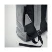Rucksack mit Rollverschluss aus reflektierendem 190T-Polyester - bedruckbar