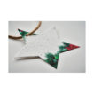 Weihnachtsbaumschmuck aus Samenpapier mit Wildblumenmischung in verschiedenen Formen und Jutekordel - bedruckbar