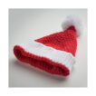 Weihnachtliche Strickmütze mit Bündchen und Bommel | aus weichem, elastischem Acryl - bedruckbar
