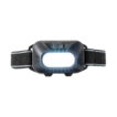 Kopflampe in schwarz mit Batterie | Stirnlampe - bedruckbar