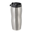 doppelwandiger Isolierbecher mit Kupfer-Vakuum-Isolierung | BPA freier Flip- Deckel | 380 ml - bedruckbar