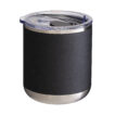eleganter doppelwandiger Thermobecher aus recycelten Materialien mit Henkel  | 360 ml - bedruckbar