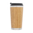 doppelwandiger Trinkbecher aus Bambus, Edelstahl nd Kunststoff | Isolierbecher - bedruckbar