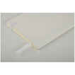 DIN A5 Notizbuch mit gebundenem Soft Cover aus recyceltem PU | liniertes Papier | rückseitige Innentasche - bedruckbar