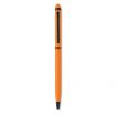 MO8892_10-Kugelschreiber-Aluminium-Stylus-Touchpen-orange-bedruckbar-bedrucken-Logodruck-Werbegeschenk-Werbeartikel-Rosenheim-Muenchen-Deutschland