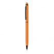 MO8892_10A-Kugelschreiber-Aluminium-Stylus-Touchpen-orange-bedruckbar-bedrucken-Logodruck-Werbegeschenk-Werbeartikel-Rosenheim-Muenchen-Deutschland