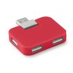 MO8930_05-4 Port-USB-Hub-rot-bedruckbar-bedrucken-Logodruck-Werbegeschenk-Werbeartikel-Rosenheim-Muenchen-Deutschland