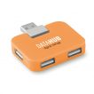 MO8930_10_P-4 Port-USB-Hub-orange-bedruckbar-bedrucken-Logodruck-Werbegeschenk-Werbeartikel-Rosenheim-Muenchen-Deutschland