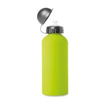 Farbenfrohe Aluminium Trinkflasche als Werbeartikel