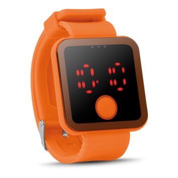 Orange Bluetooth Smartwatch - online veredelbar