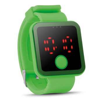 Grüne Bluetooth Smartwatch als Werbemittel