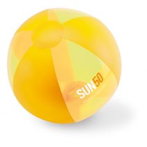 Farbenfroher Wasserball als Werbeprodukt
