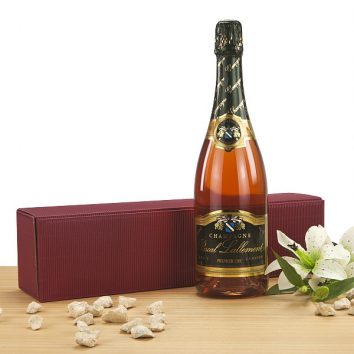 Champagner Pascal Lallement rosé als Werbepräsent